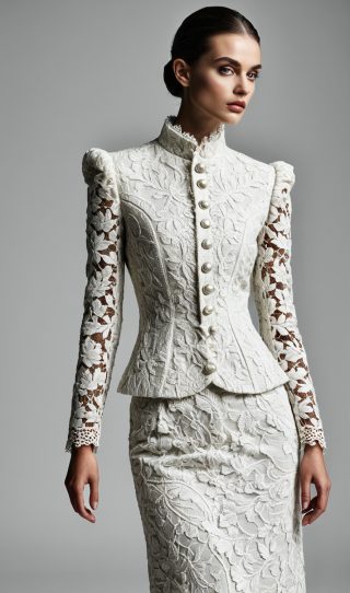 AI Fashion Design – Modern Couture Dress