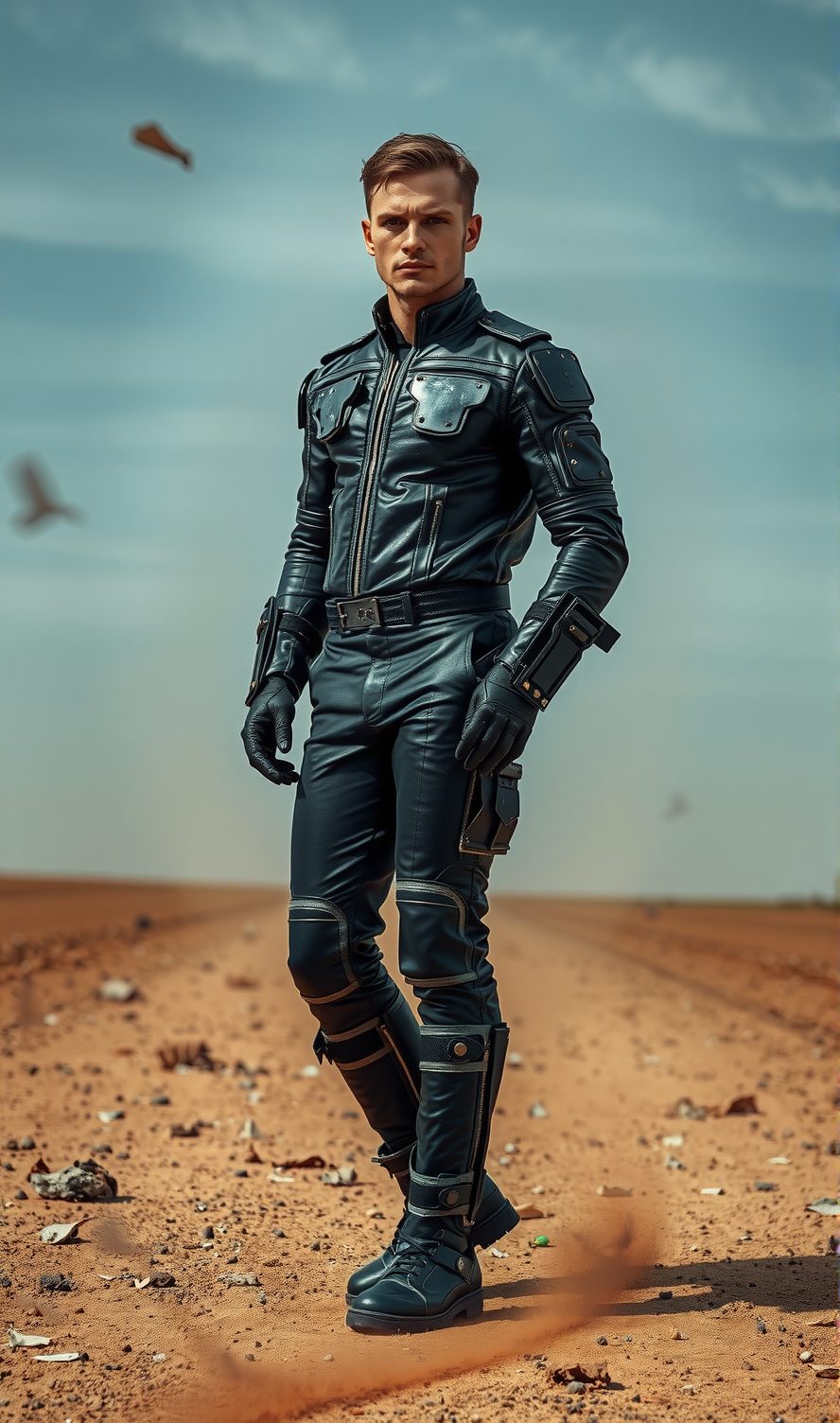 AI Fashion Design – Industrial Wasteland Fashion Design