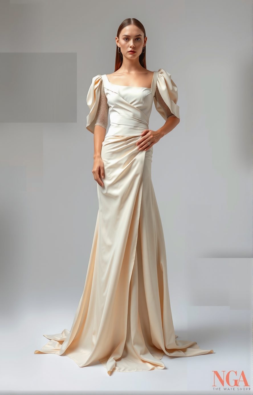 AI Fashion Design – Modern Couture Dress