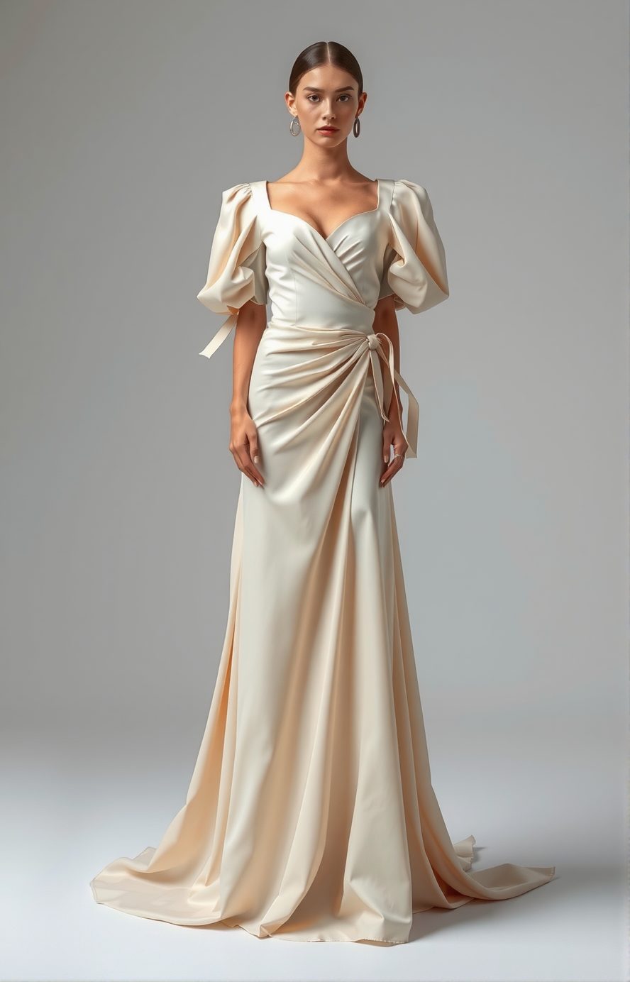 AI Fashion Design – Modern Couture Dress