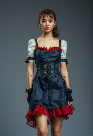 AI Fashion Design – Gothic & Dark Couture Design