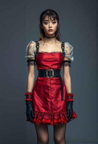 AI Fashion Design – Gothic & Dark Couture Design
