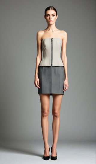 AI Fashion Design – Corset & Body-Structured Couture